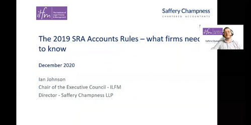 The 2019 SRA Accounts Rules - what firms need to know